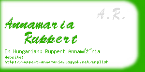 annamaria ruppert business card